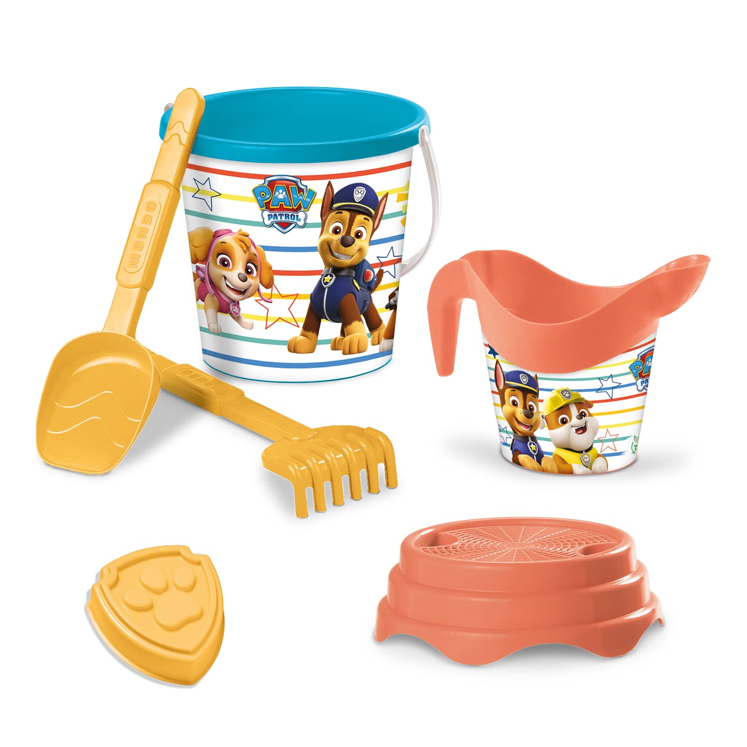 MondoDeluxe Paw Patrol Print Bucket Set, 17 cm Height