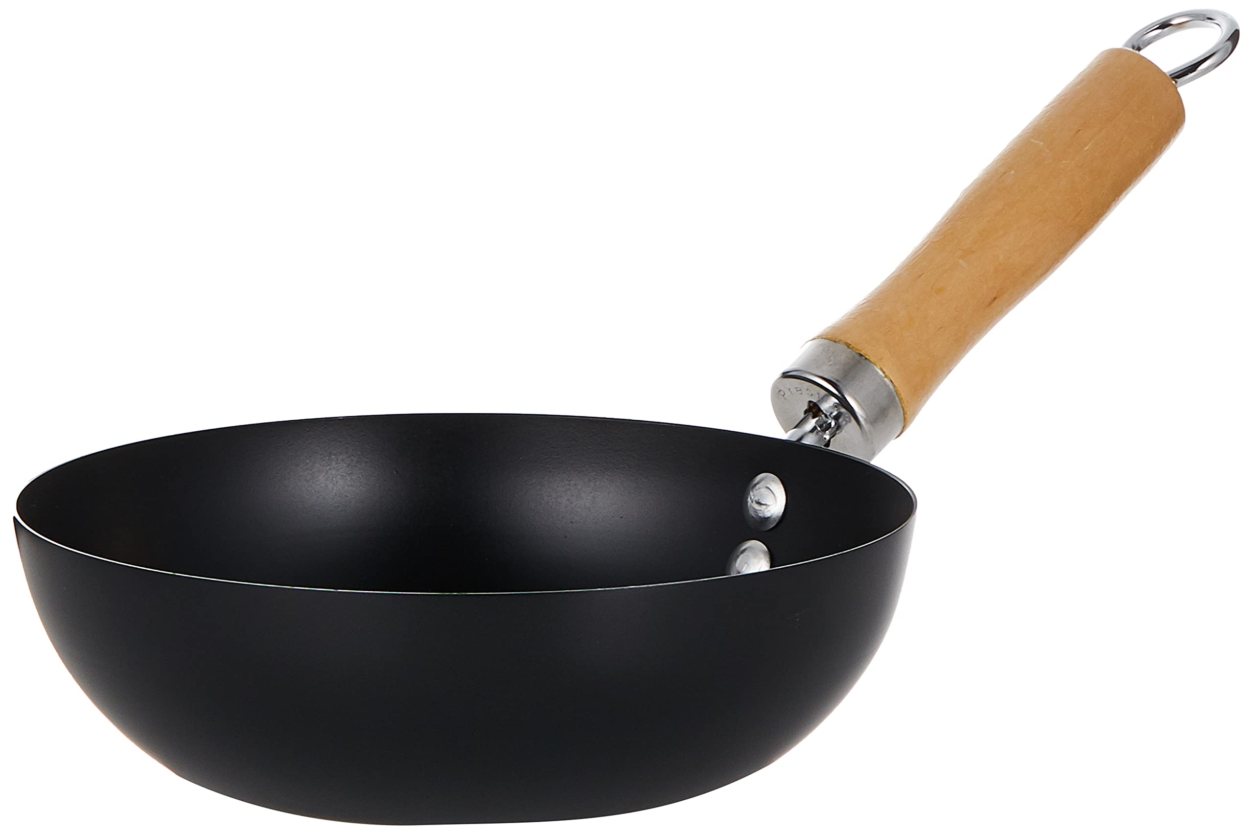 Prestige 2724296578903 Wok Pan, Black, 20 Cm, W 38.4 X H 23.8 D 7.2 Aluminum