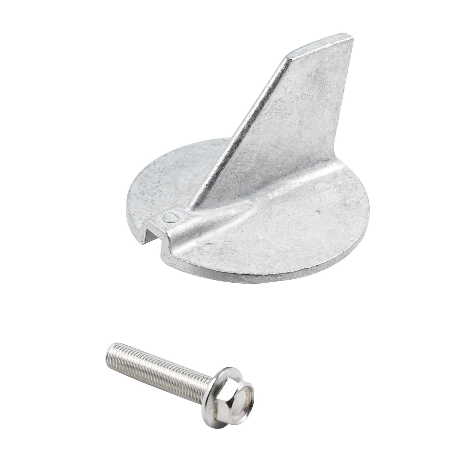 Zinc Trim Tab Boat Outboard Engine Anode 6E5-45371-01 Compatible with Yamaha Outboard Engine 115HP-225HP 2/4-stroke Replace 18-6097