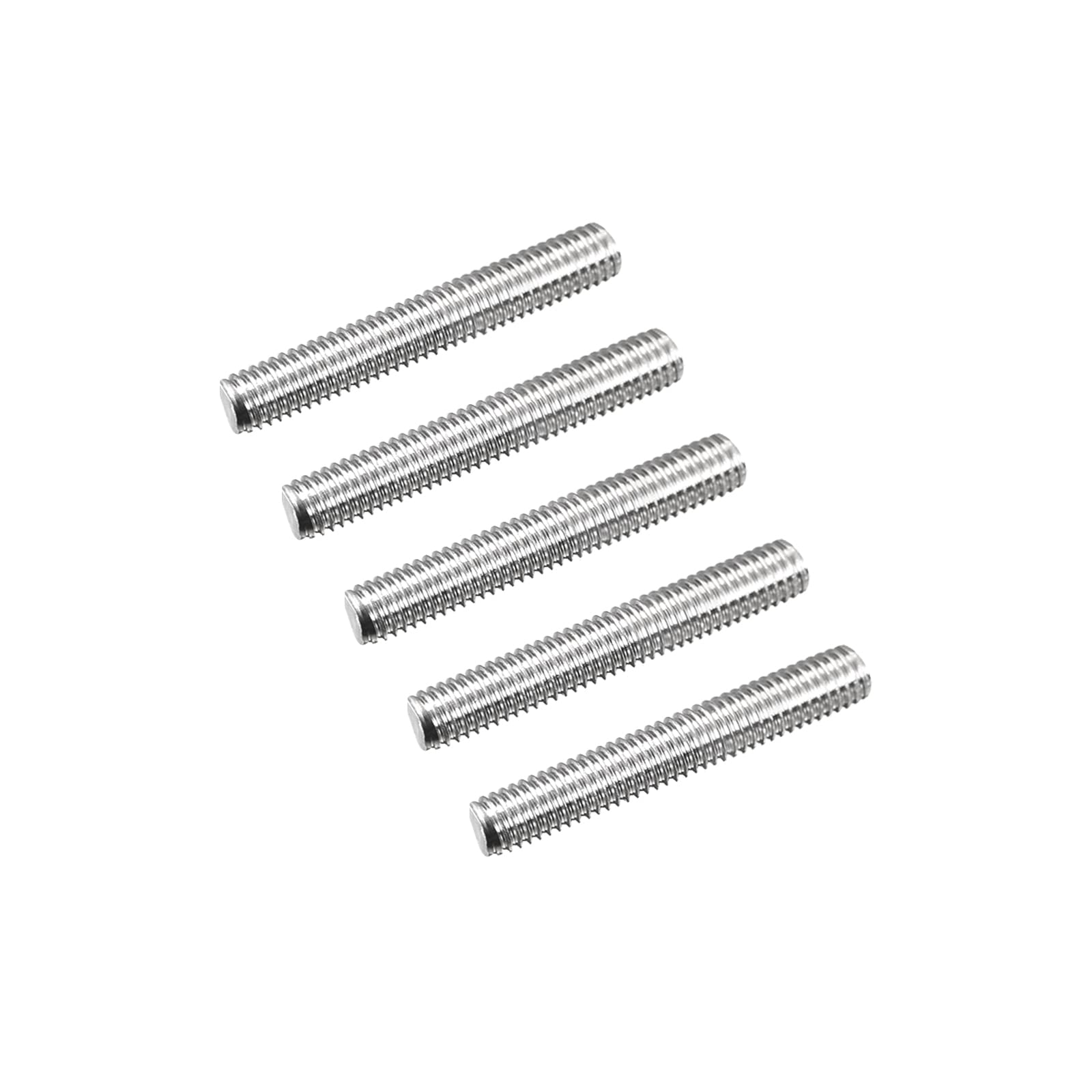 sourcing map Fully Threaded Rod M5 x 30mm 0.8mm Thread Pitch 304 Stainless Steel Right Hand Threaded Rods Bar Studs 5 Pack