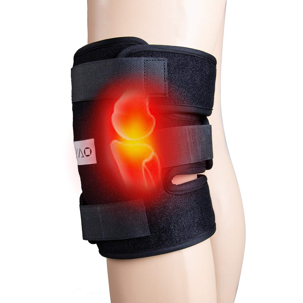 Red Light & Infrared Light Therapy Belt for Knee Elbow Joint Pain Relief Flexible Wearable Wrap Deep Therapy Pad with Auto Off Timer