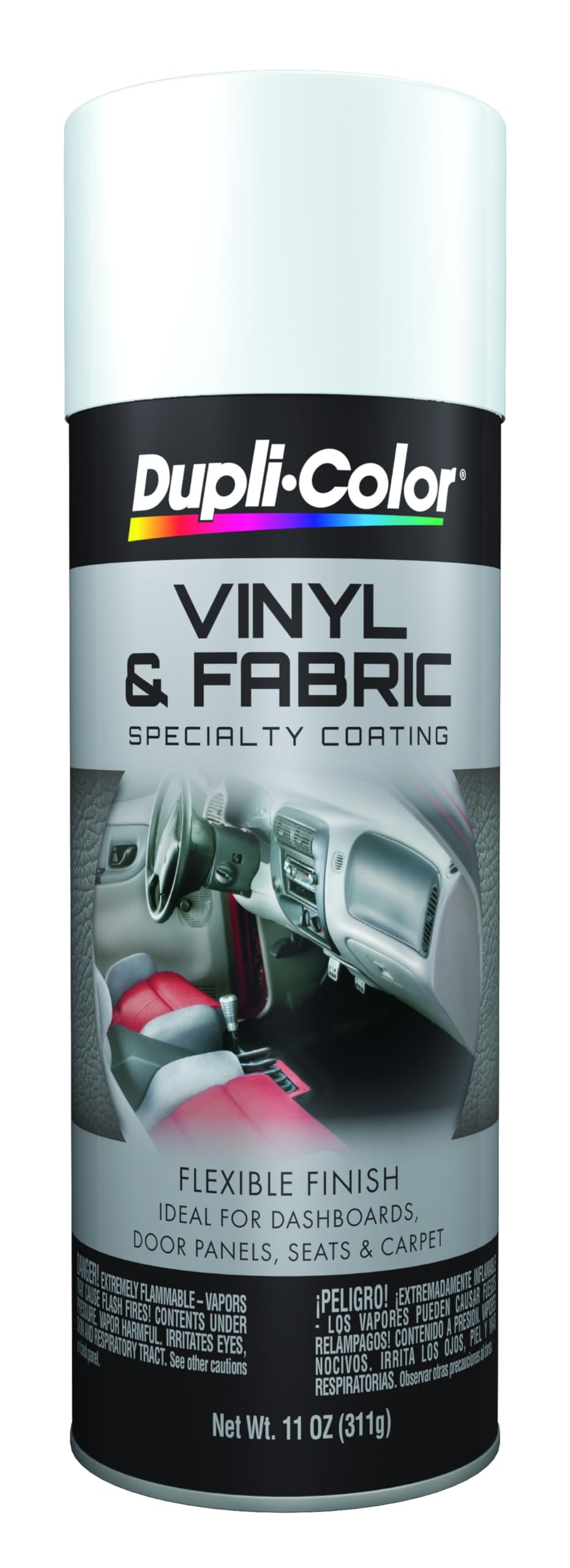 Dupli-ColorHVP105 Gloss White High Performance Vinyl and Fabric Spray - 11 oz.