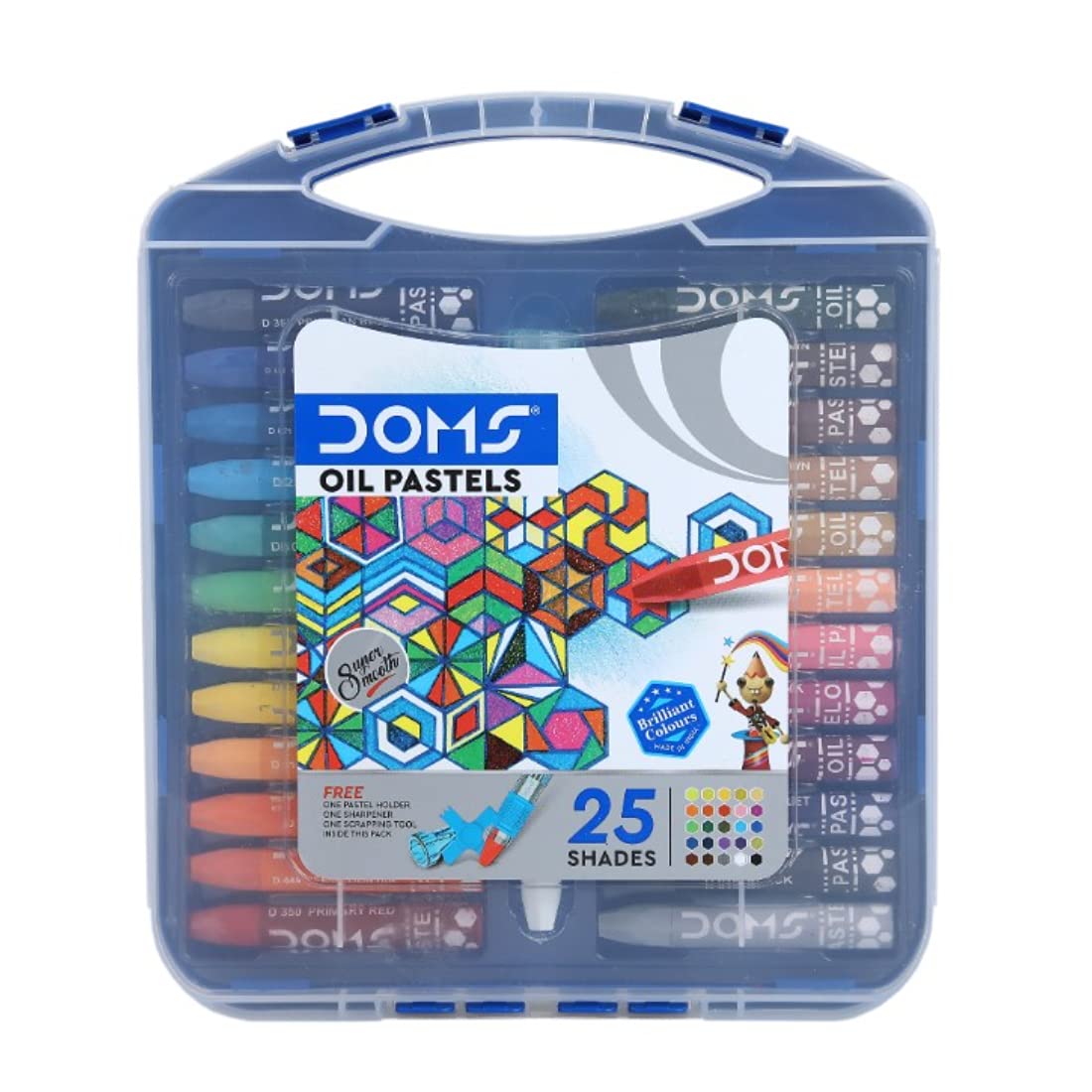 DOMS Oil Pastels Hexagonal 25 Shades