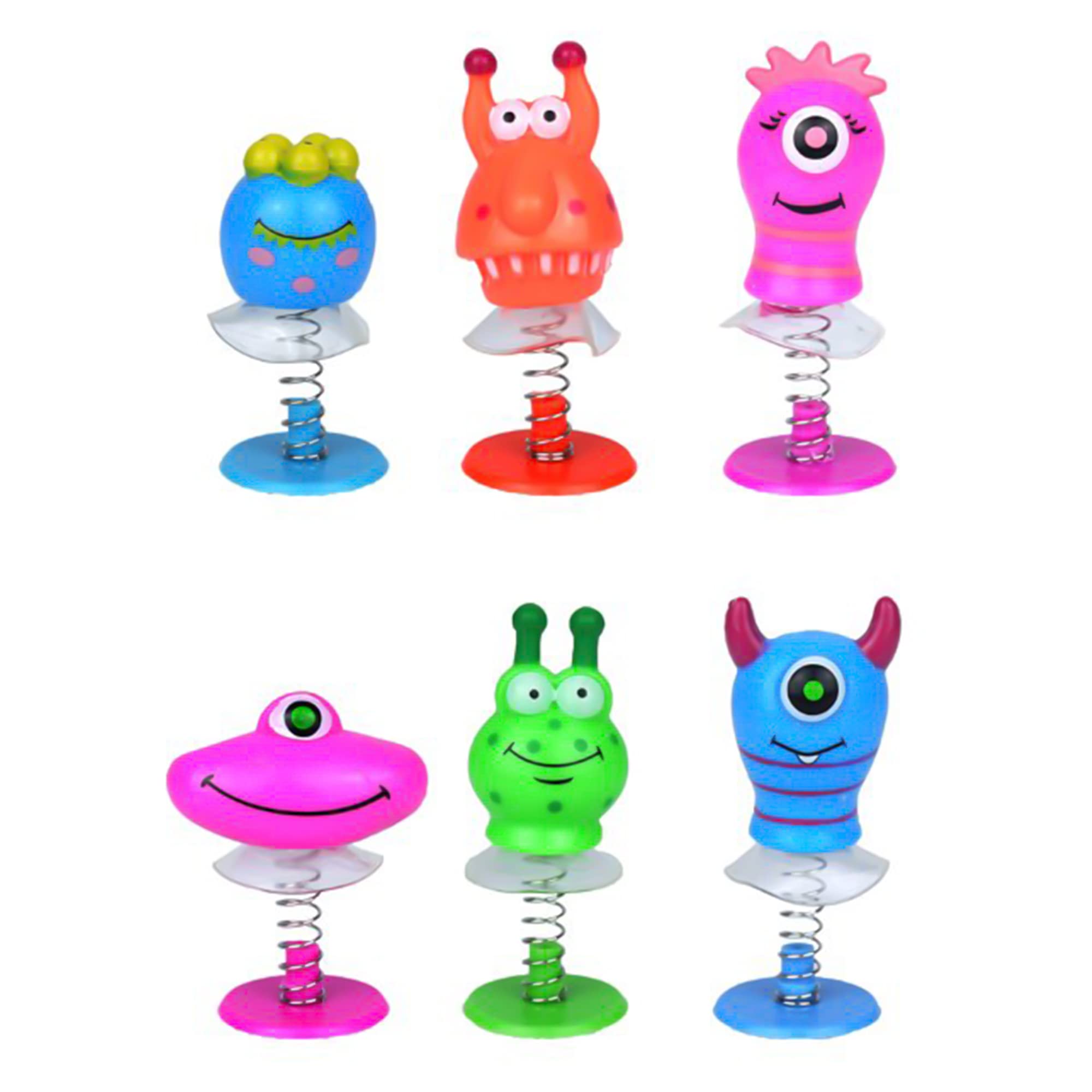 D.A.Y. Republic 6x Monster Jump Ups, Bright Illuminous Collectable Fun-Sized Pop-Up Toys, Great for Party Bags, Favours and as Desk Toys