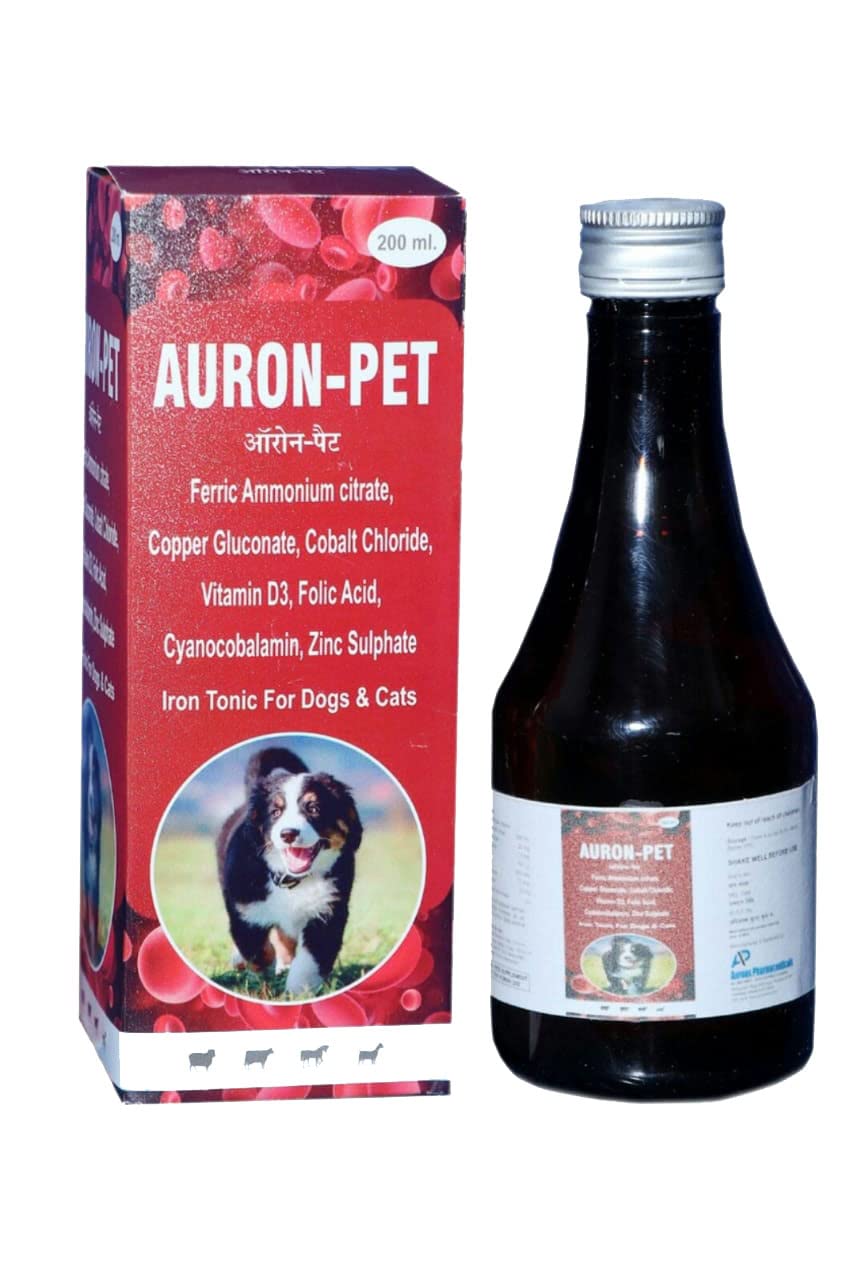 Pharma Auron Pet Iron Tonic for Dogs and Cats_200 ml