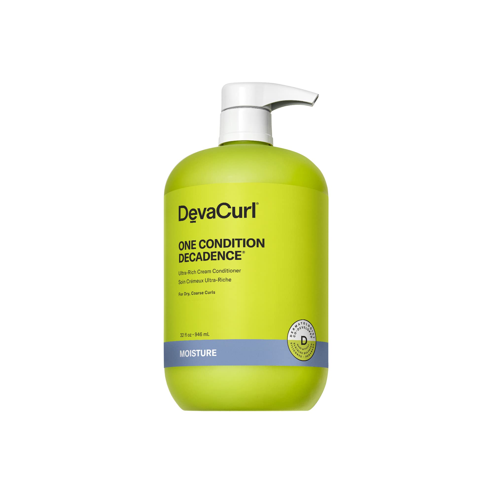 DevaCurl One Condition Decadence Ultra-Rich Cream Conditioner | Fights Tangles | Controls Frizz | Maintains Shine