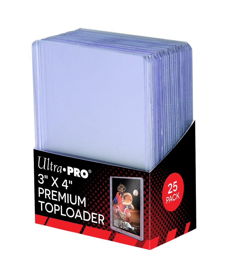 Ultra Pro3" x 4" Super Clear Premium Toploader Card Protector | 25-Count per Pack | 1-Pack