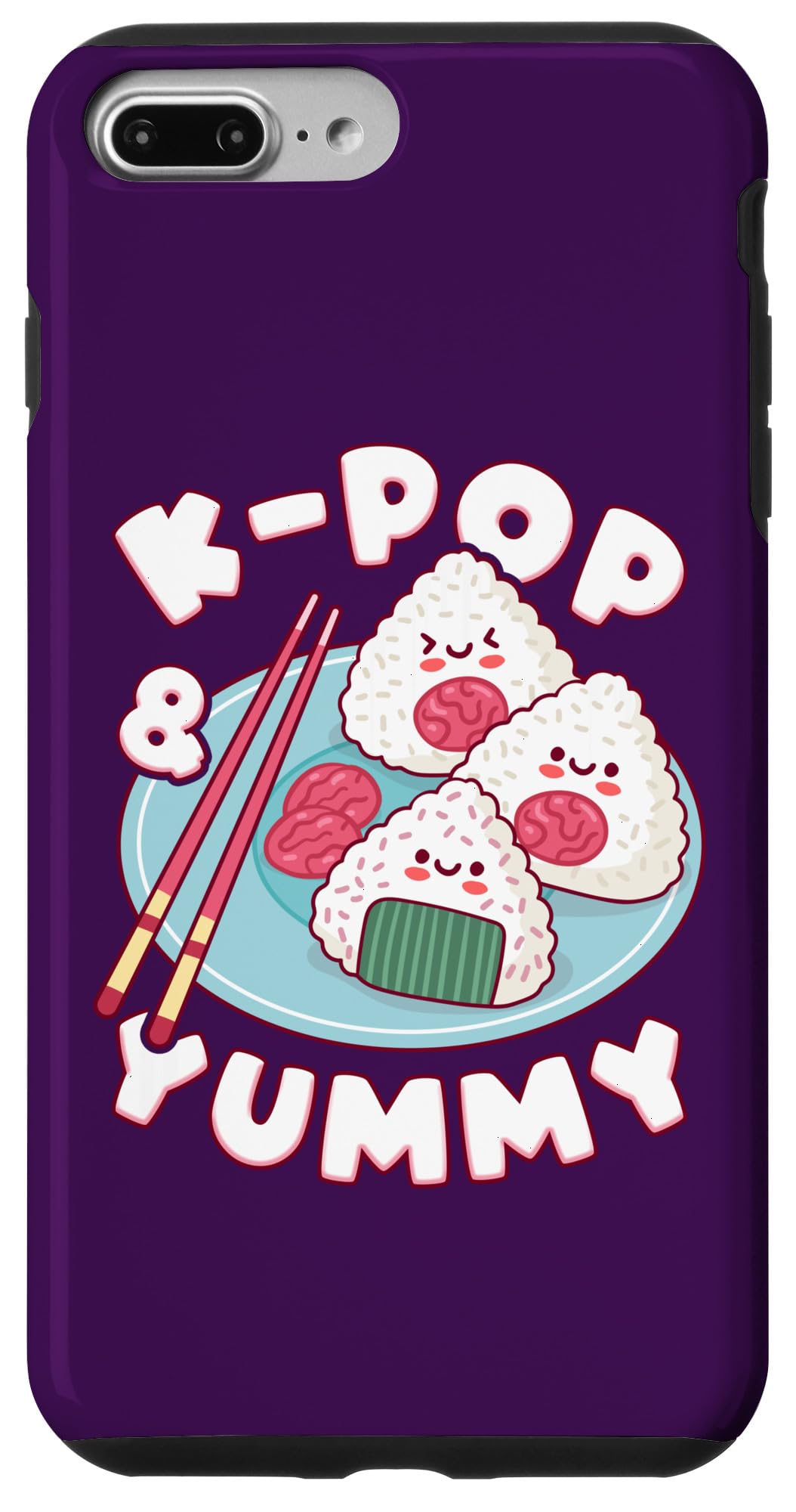 iPhone 7 Plus/8 Plus Korean Food, K-Pop & Yummy, Korean Music, Cute Playful Case