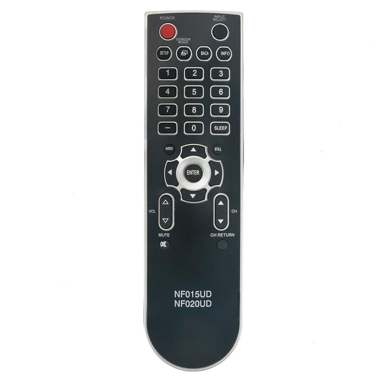 NKF New NF015UD Replaced Remote for Emerson Sylvania TV LC195SL9 LC320EM81 LC320EM82