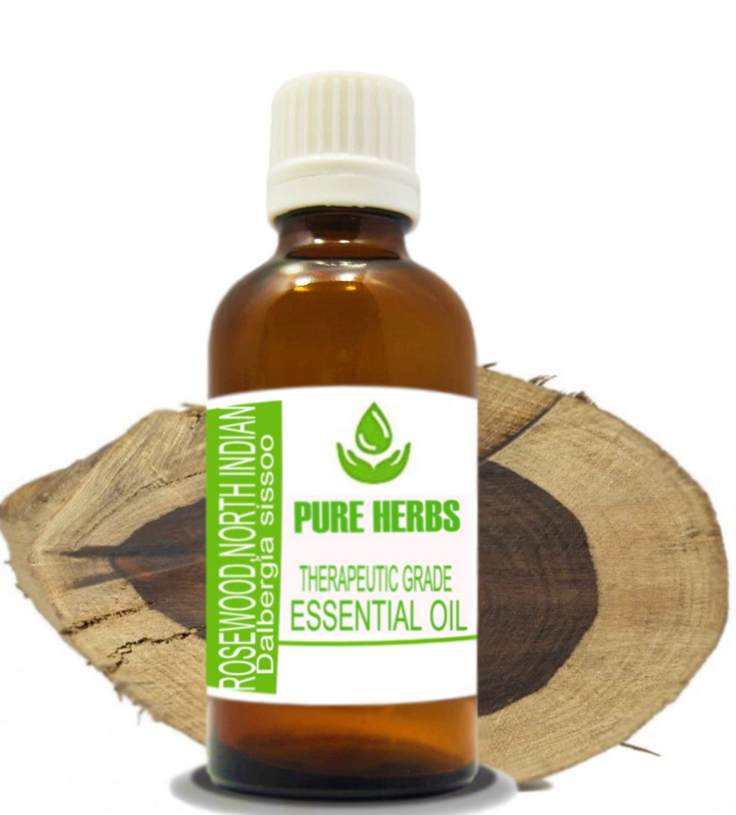 Pure Herbs Rosewood,North Indian (Dalbergia Sissoo) Pure & Natural Therapeutic Grade Essential Oil (500ml)