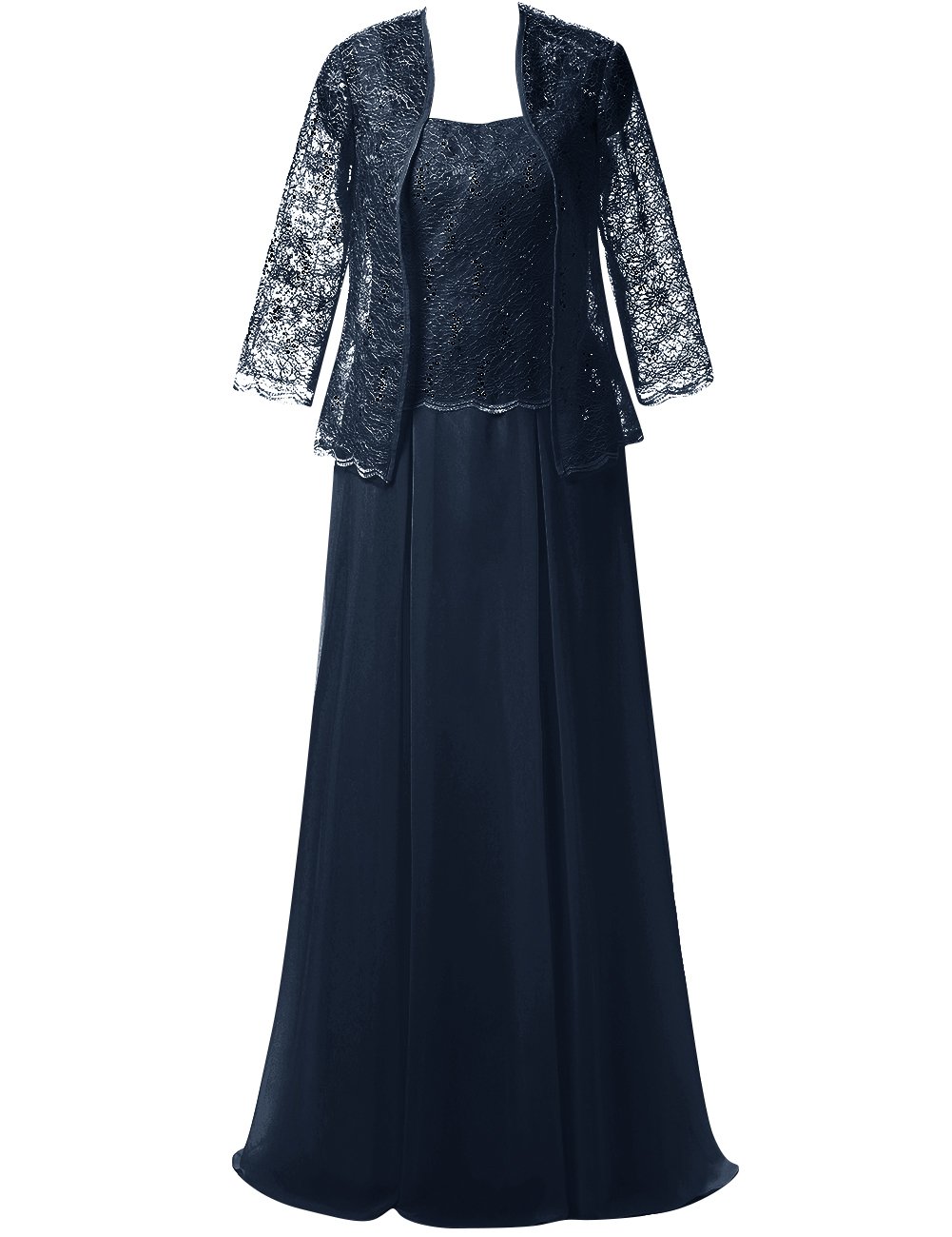 ModeCMother Of The Bride Dress Evening Gown With Jacket Lace Long Plus Size