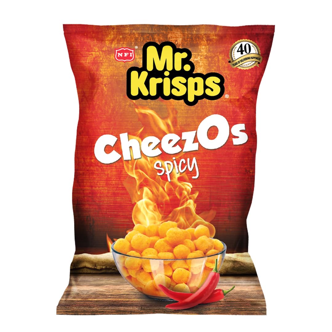 Mr. Krisps Spicy Hot Cheezo's 80g