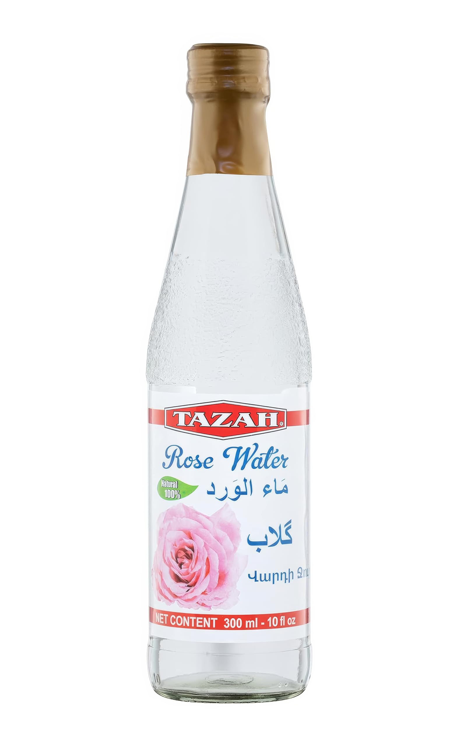 TAZAHLebanese Rose Water for Cooking Baking 10 Fl Oz