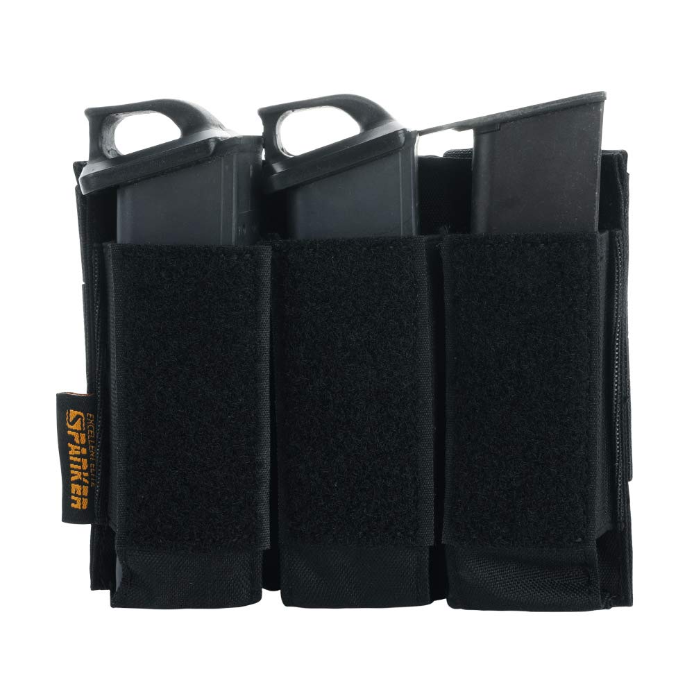 EXCELLENT ELITE SPANKER Tactical Open Top Double/Triple Pistol Mag Pouch for Glock M1911 92F Magazines 40mm Grenade