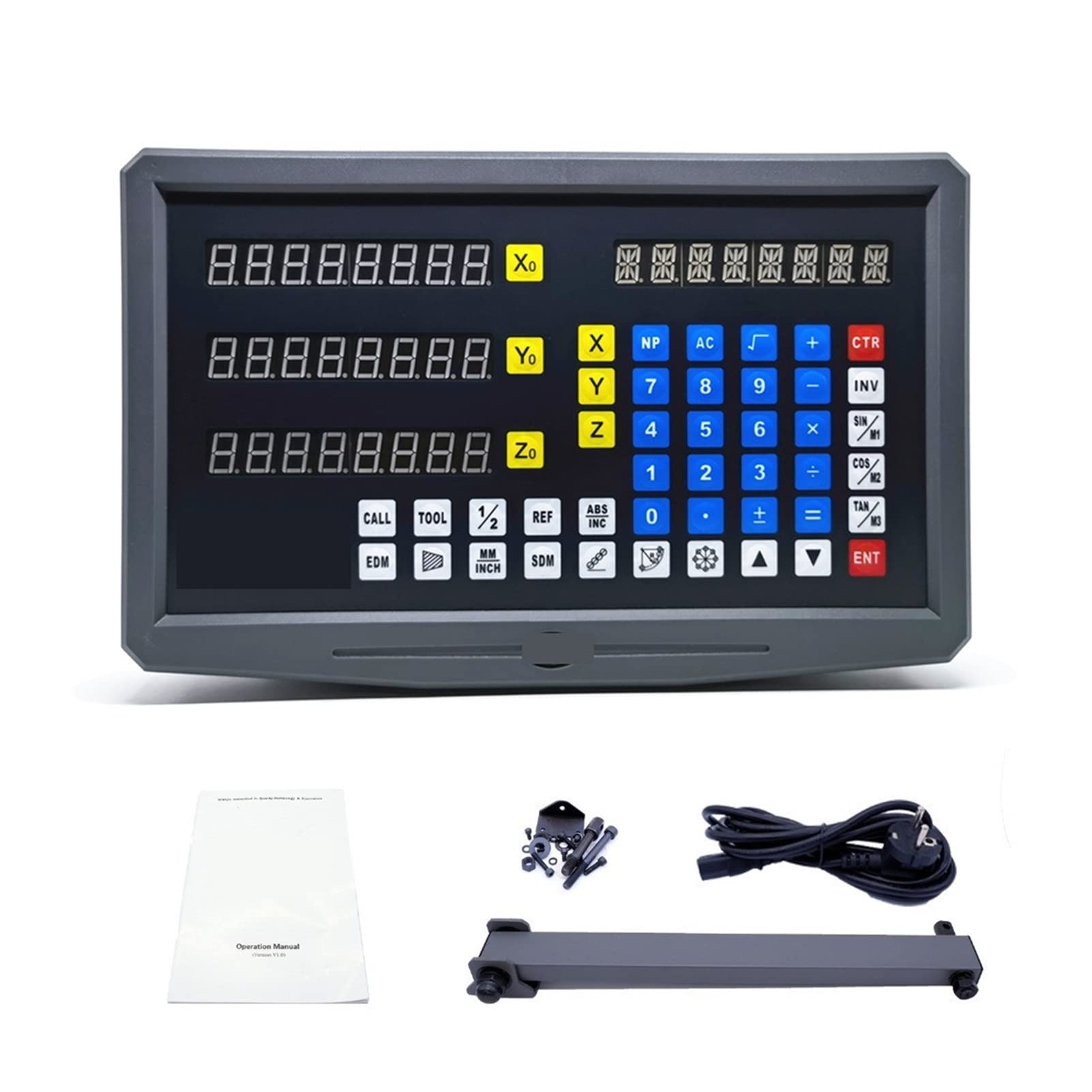 GZDcjsc Digital Linear Scale SNS-3V 3 Axis Digital Readout Screen For Milling Lathe Machine For Linear Glass Scale for Mill Milling Lathe Machine