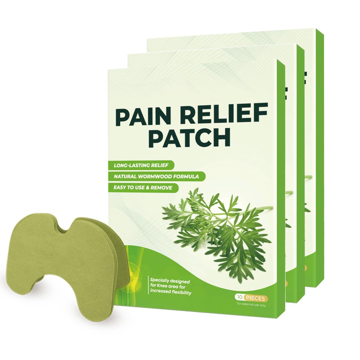 Knee Pain Relief Patches, 30Pcs Knee Pain Relief Patches - Natural Herbal Relief Patches, Relieves Muscle Soreness in Knee, Neck, Shoulder