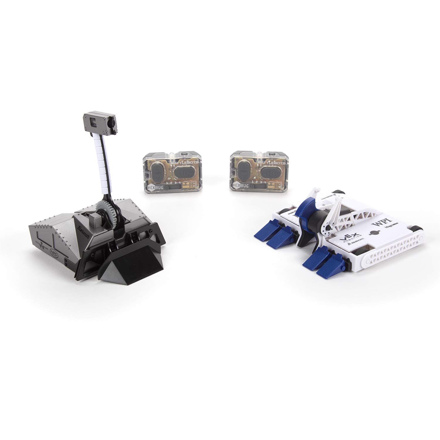 HEXBUG BattleBots Rivals 4.0 (Blacksmith and Biteforce) Toys for Kids, Fun Battle Bot Hex Bugs Black Smith and Bite Force