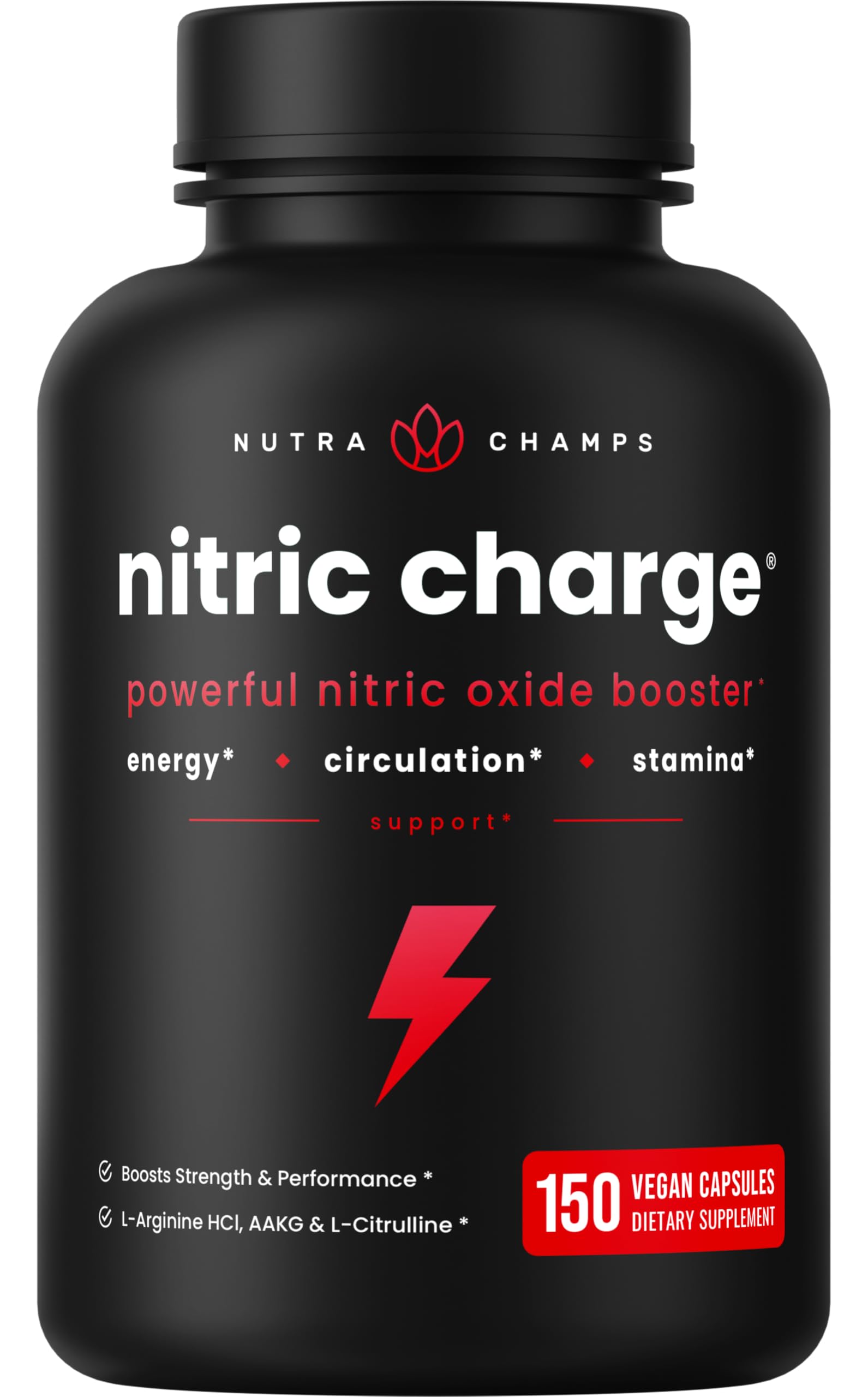 Nitric Oxide Supplement | L-Arginine, L Citrulline Malate, AAKG, Pine Bark, Grape Seed Extract | Extra Strength Nitric Oxide Booster | Nitric Oxide Pills for Men & Women | Strength, Energy, Blood Flow