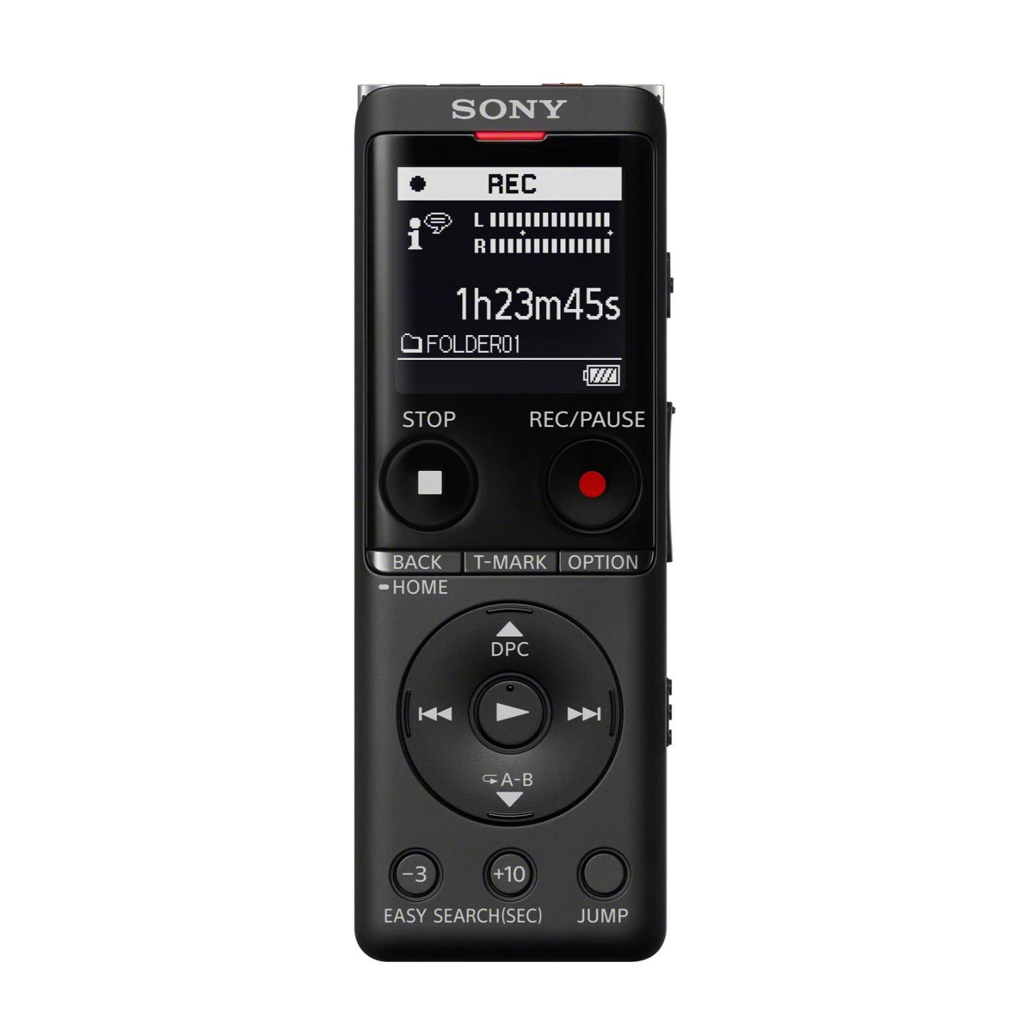 Sony ICD-UX570 Digital Voice Recorder, ICDUX570BLK