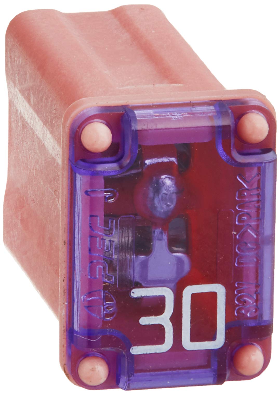 Bussmann BP/FMM-30-RP FMM Series 'Slow Blow' Micro Female MAXI Fuse (30 Amp (Pink)), 1 Pack