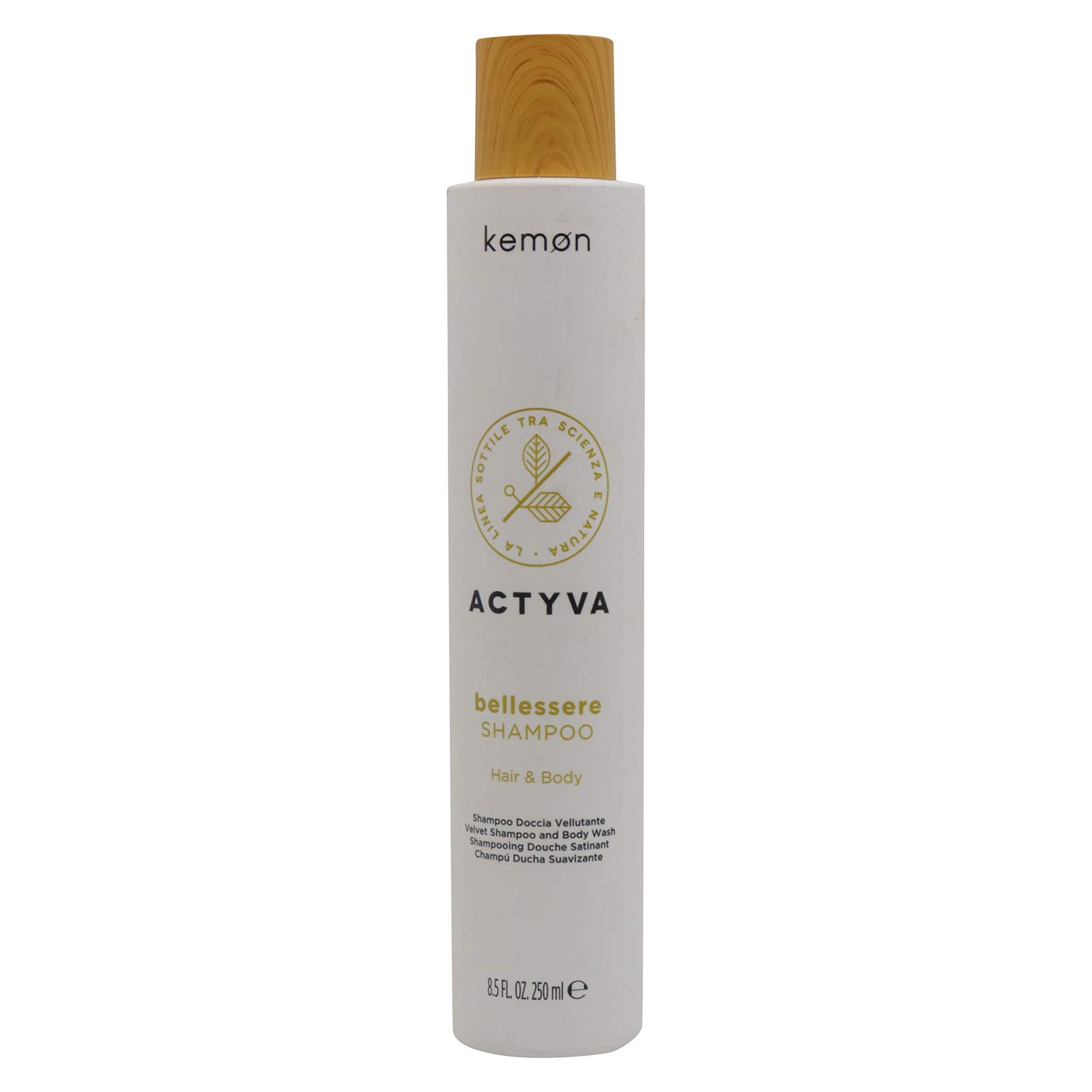 Kemon Unisex Actyva Bellessere Shampoo, 250 ml