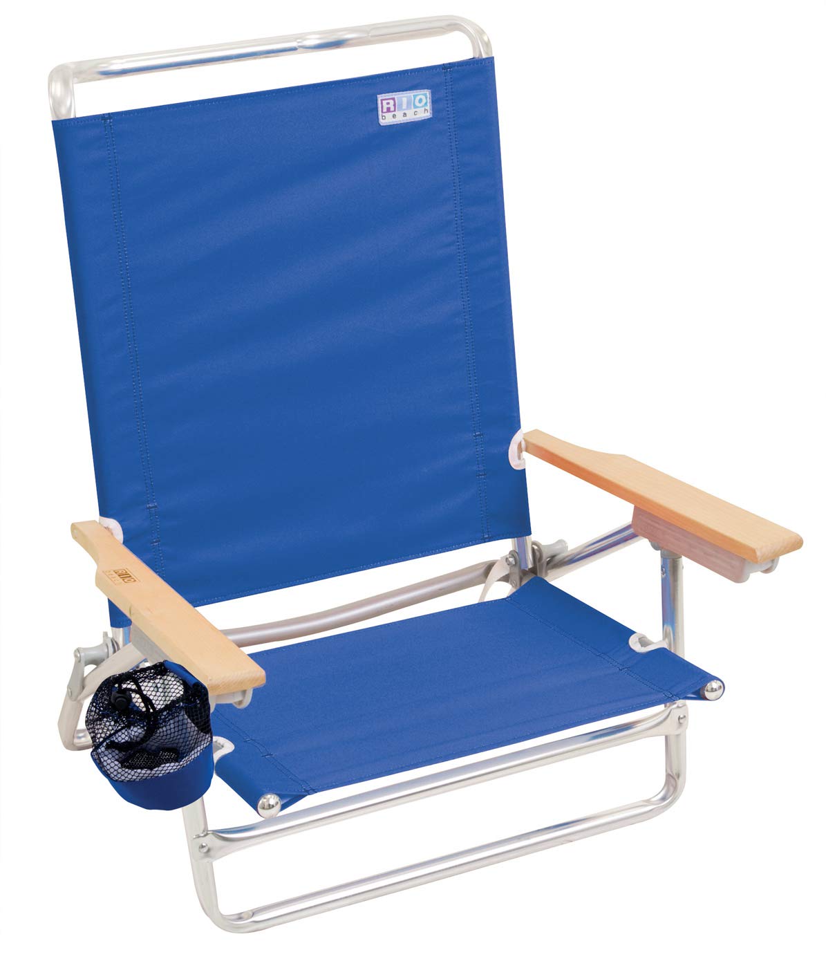 Rio Beach Classic 5 Position Lay Flat Folding Beach Chair