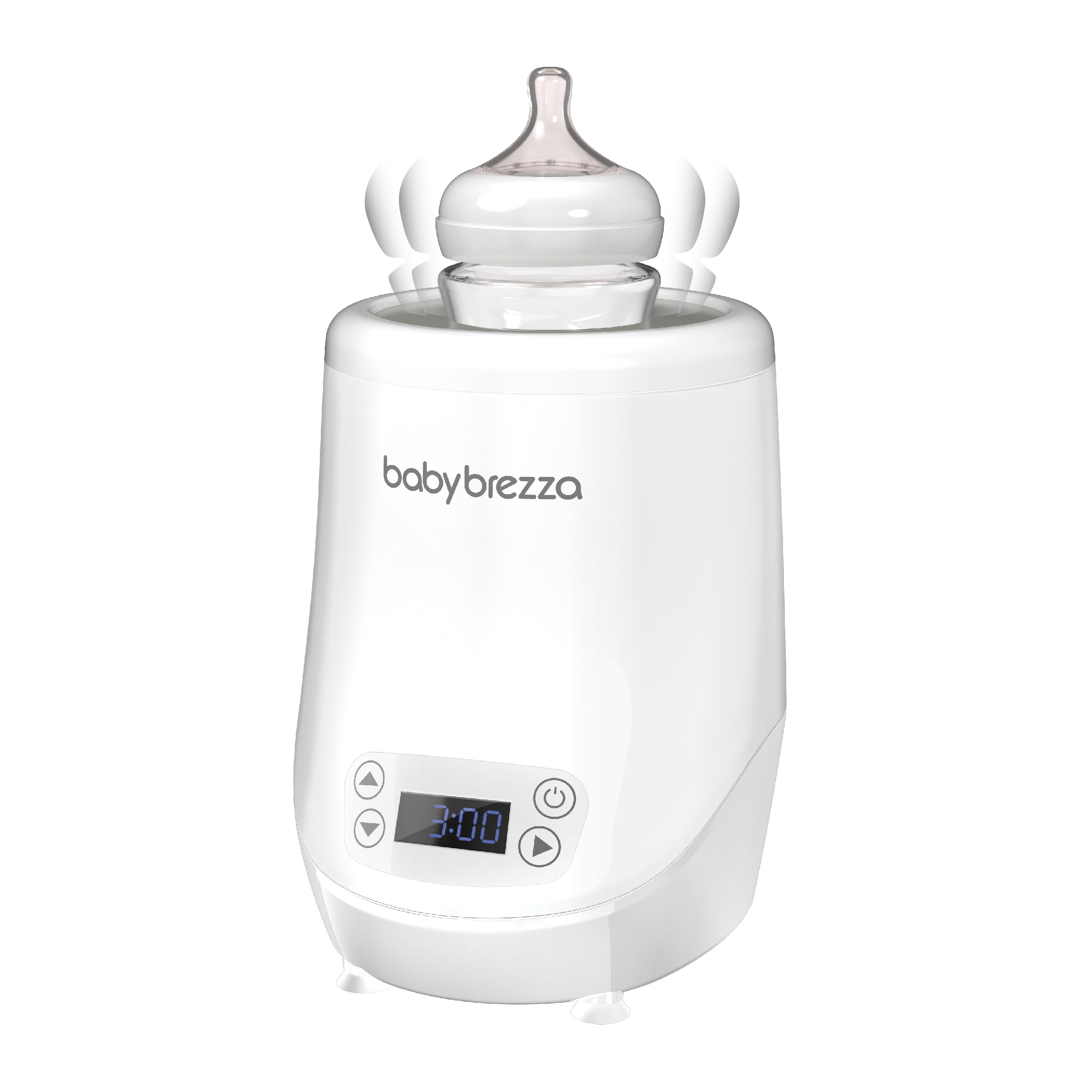 Baby BrezzaAir Swirl Baby Bottle Warmer - Waterless Warmer Safely Warm Breastmilk and Formula, Preserving Nutrients