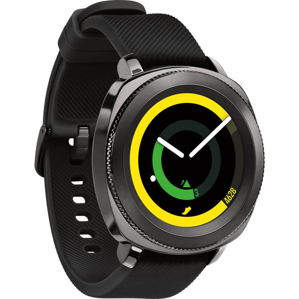 SAMSUNG Gear Sport Smartwatch (Bluetooth), Black, SM-R600NZKAXAR – US Version with Warranty