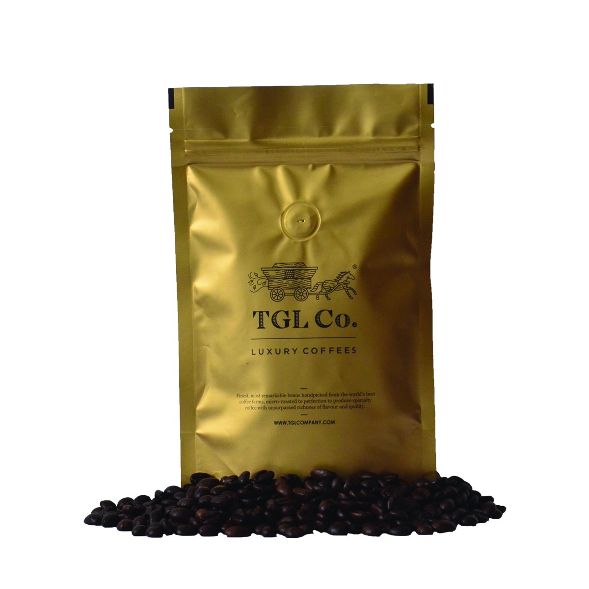 TGL Co. The Good Life Company Tgl Co. Monsoon Malabar Aaa Roasted Coffee Beans Bag (200 Gm)