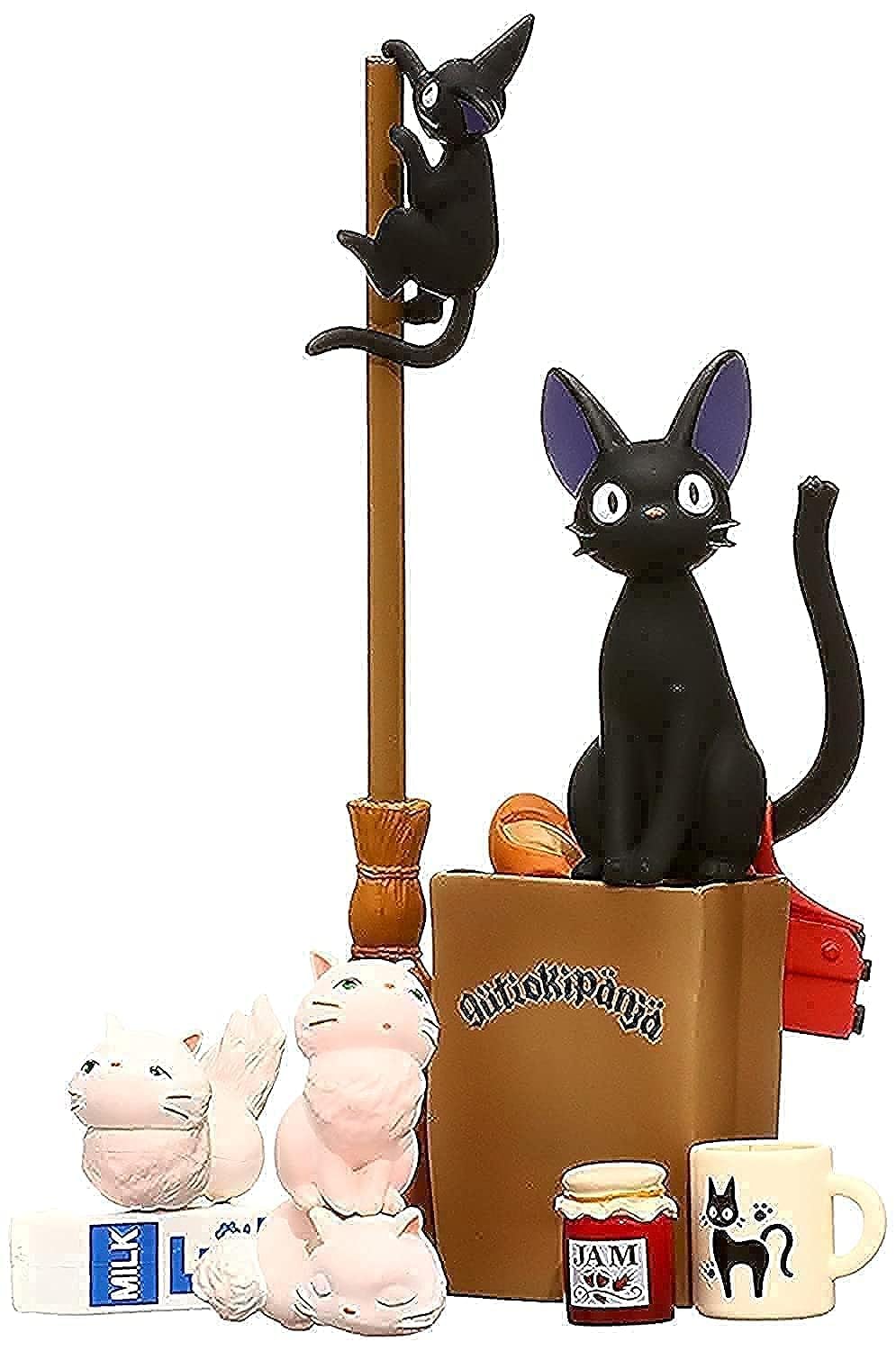 enskyStudio Ghibli Via Bluefin Kiki'S Delivery Service Jiji Assortment Stacking Figure - Official Studio Ghibli Merchandise