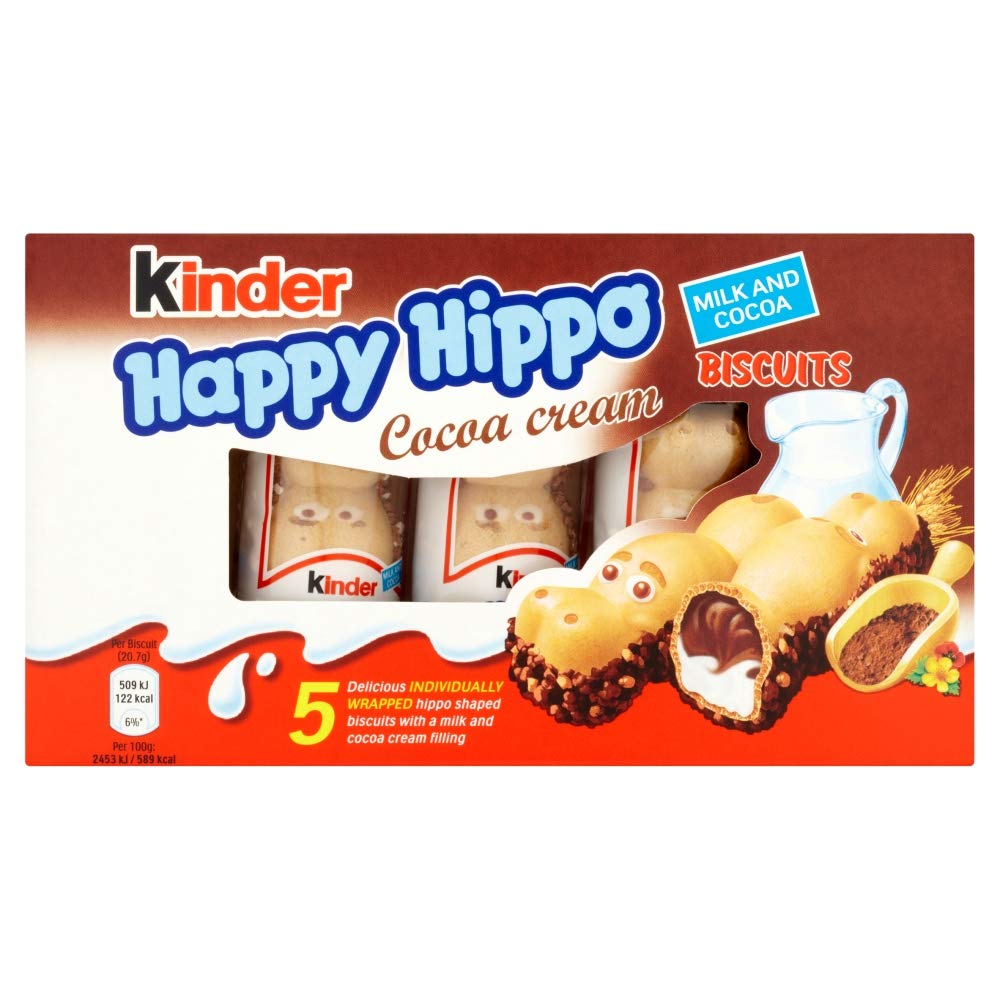 FerreroRocher Kinder Hippo-Cocoa Bars, 5 Count