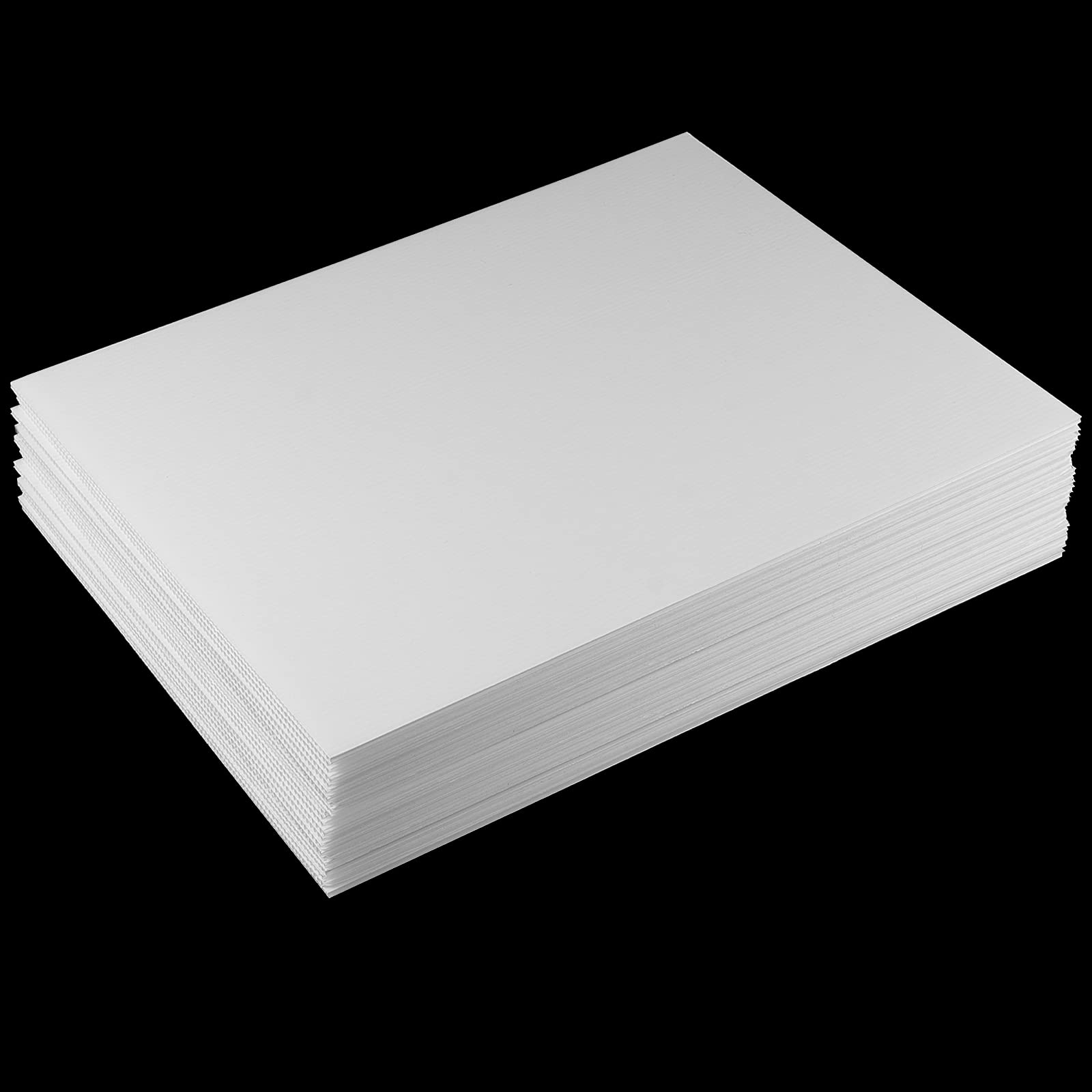 20 Pack 17 x 13 Inches 3/16 Inches Thick White Corrugated Plastic Sheets, Blank Signs Board Replacement Sign Panels for Yards, Offices, Schools, Garage, Shops