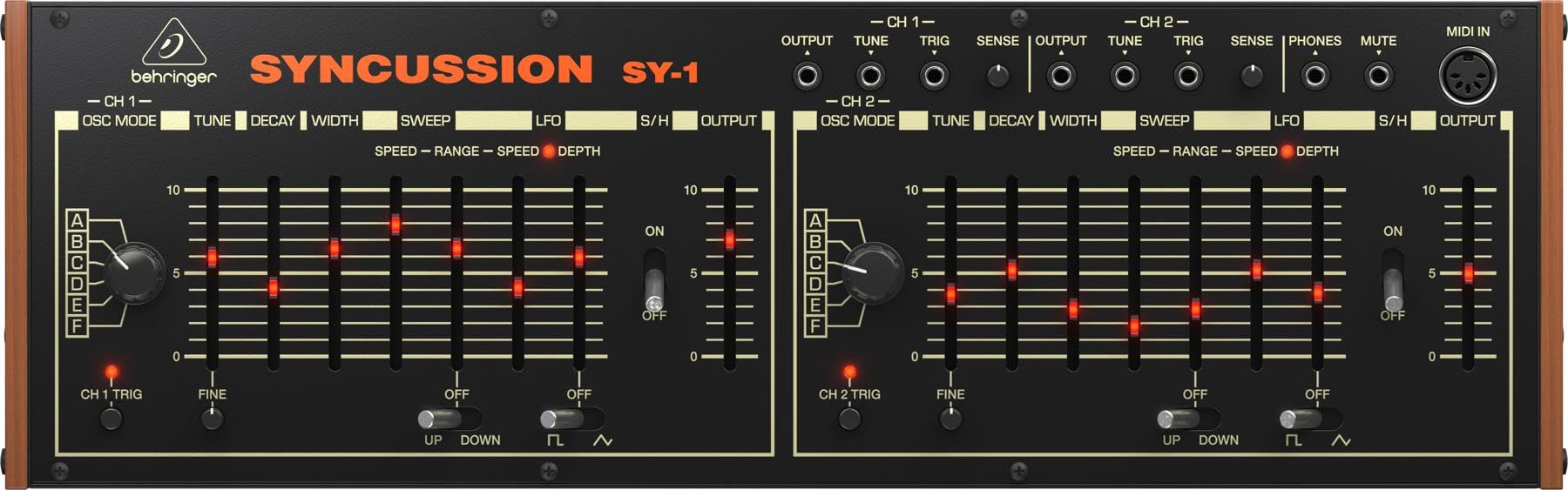 Behringer Syncussion SY-1 Dual-channel Analog Percussion Synthesizer