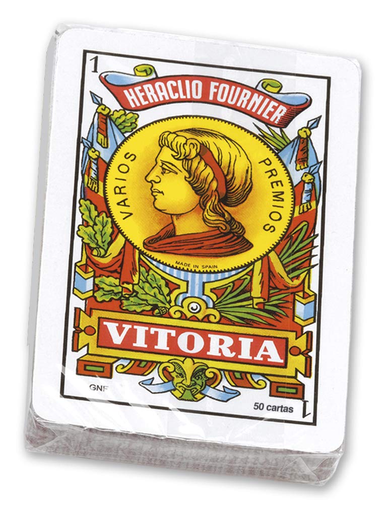 FournierNº12 Spanish deck of 50 cards packed in cellophane, Multicolor, unique (20992)