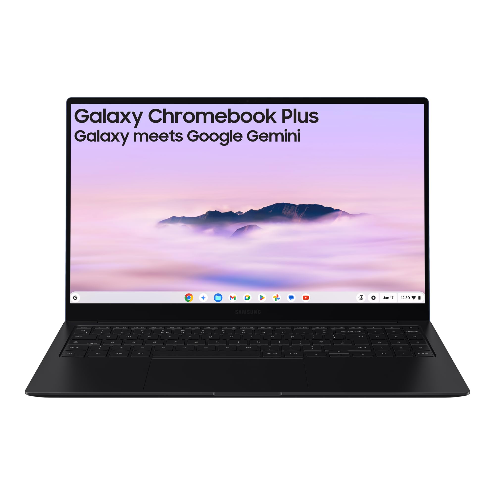 SamsungGalaxy Chromebook Plus Gemini AI Laptop, i5 Processor, Built in Gemini Quick Insert Key, 8GB Memory RAM 256GB Storage, Neptune Blue