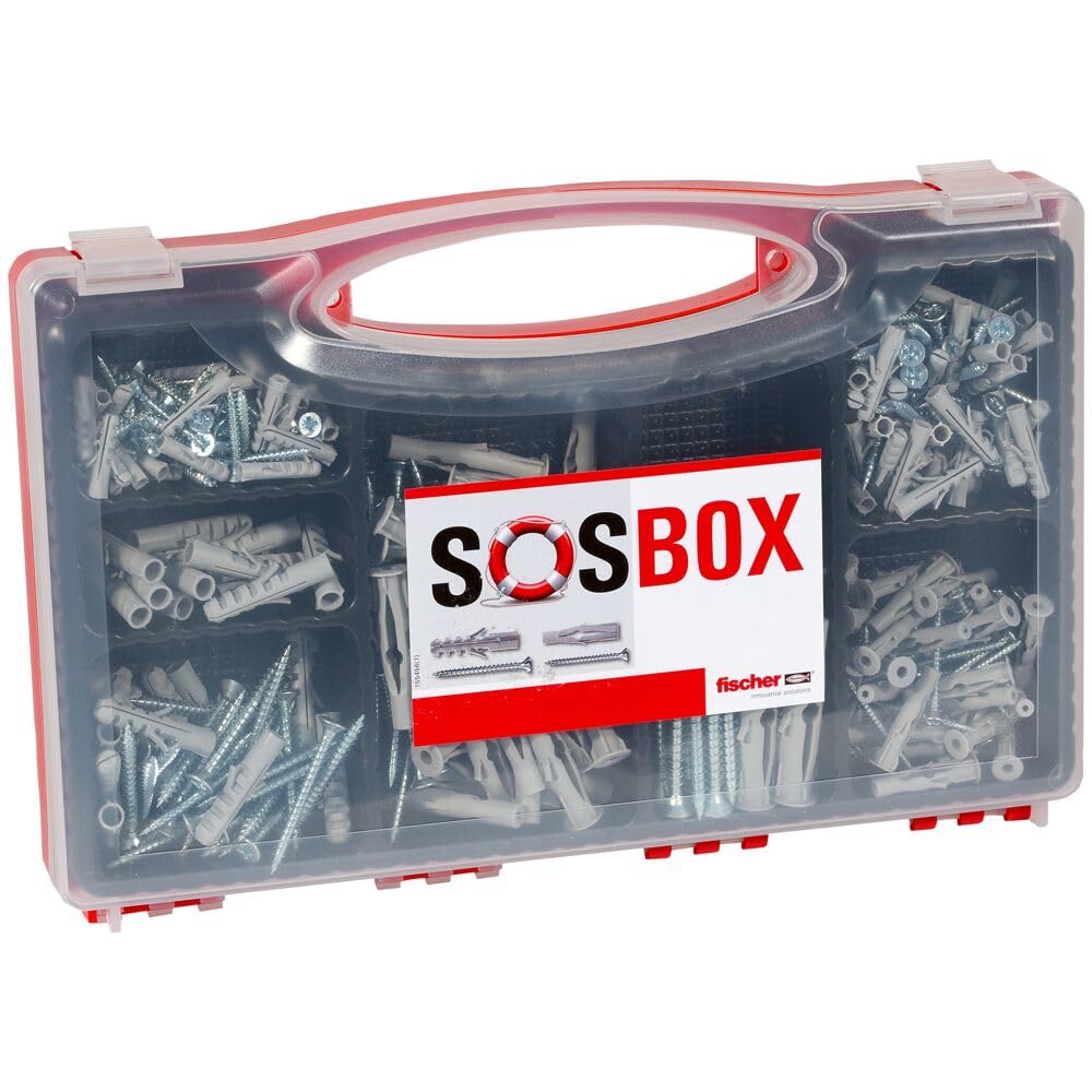 fischer SOS-Box Wall Plug S + FU + Screws