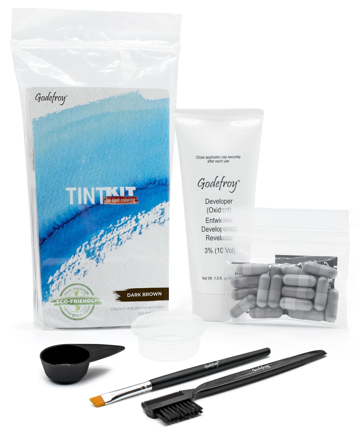 GodefroyTint Kit for Spot Coloring, Dark Brown