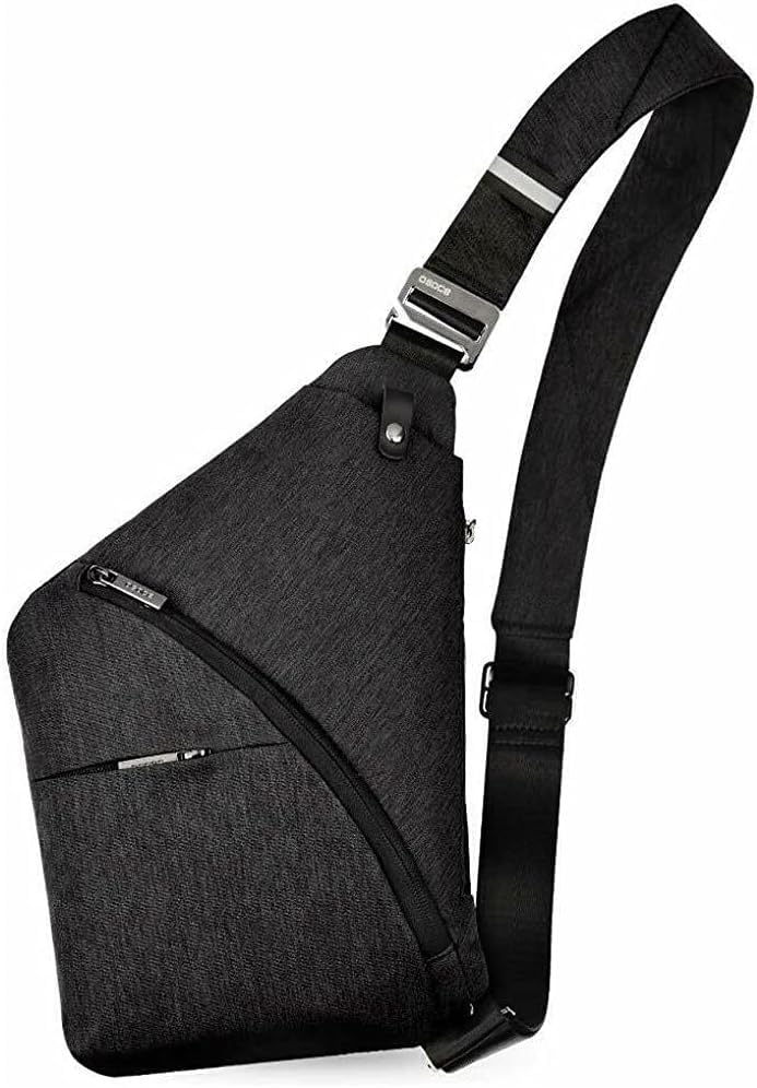 OSOCEAnti Theft Crossbody Bag, Sling Bag for Men Anti Theft Bag Travel Bag Sling Shoulder Bag Casual Hiking