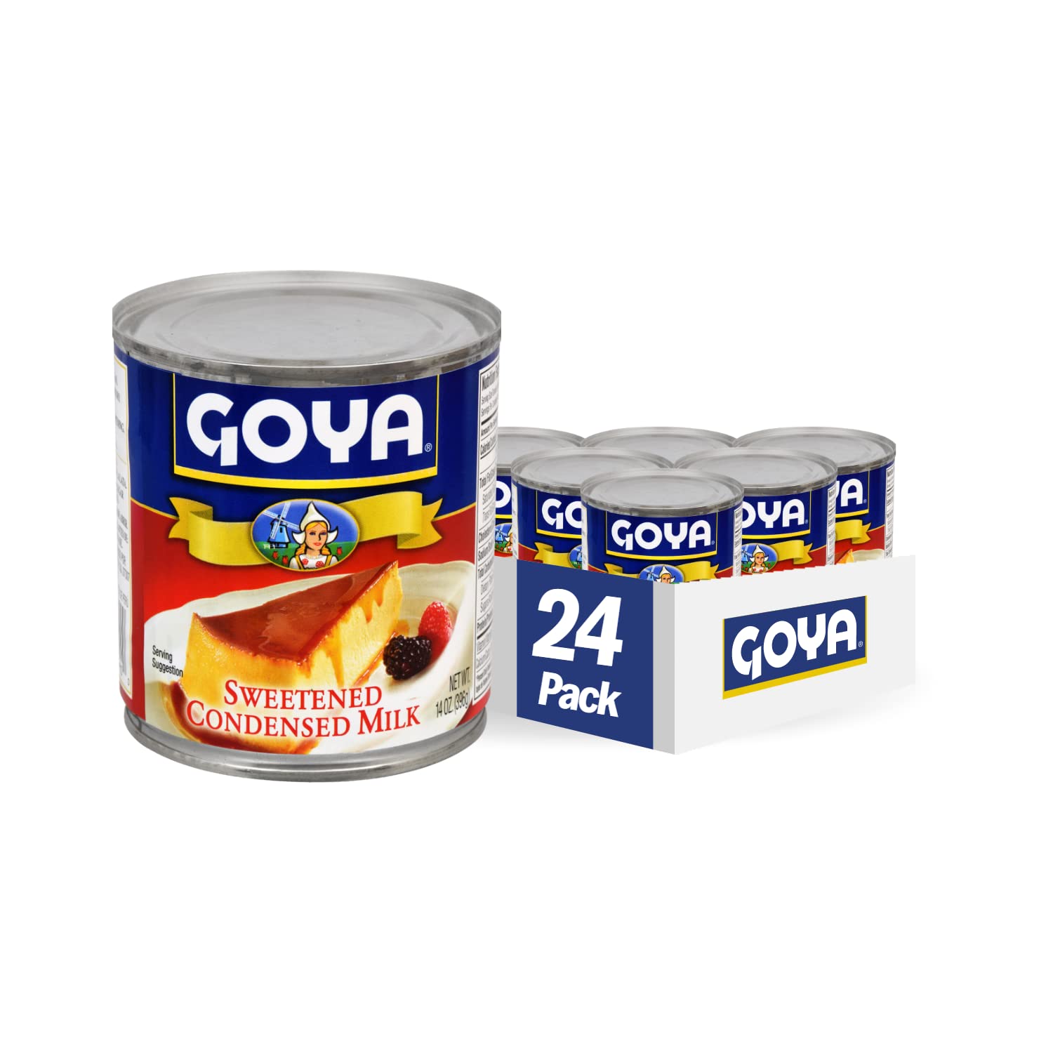 GoyaFoods Sweetened Condensed Milk, 14 Ounce (Pack of 24)