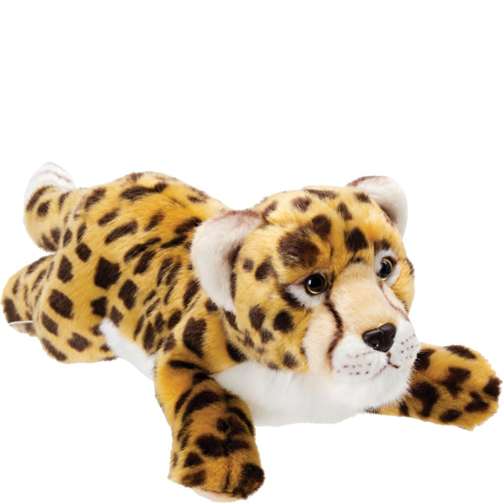 Suki Gifts 12127 Lying Cheetah Soft Toy, 30 cm, Suki Classic