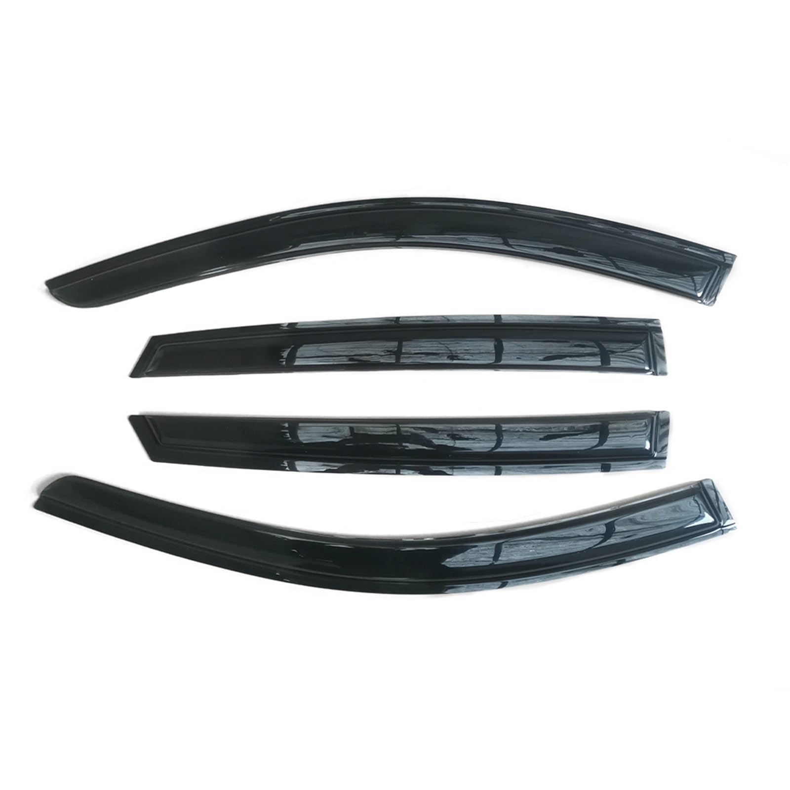 Wind Deflectors For BMW X1 X4 X6 1 Series For E87 E84 F26 E71 Auto Side Window Wind Deflectors Visors Black Rain Guard Vent Shades Ventvisor Side Window Vent Visor (Size : 04-10)