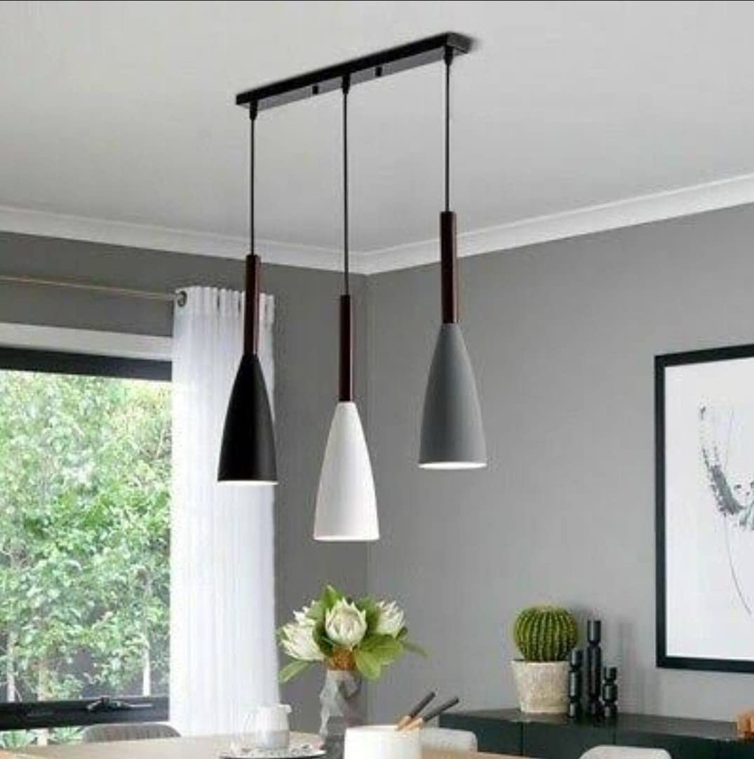 Avior Hanging Lights for Dining Table, Pendant Lamp for Living Room, Light for Restaurants and Cafe (Without Bulb)