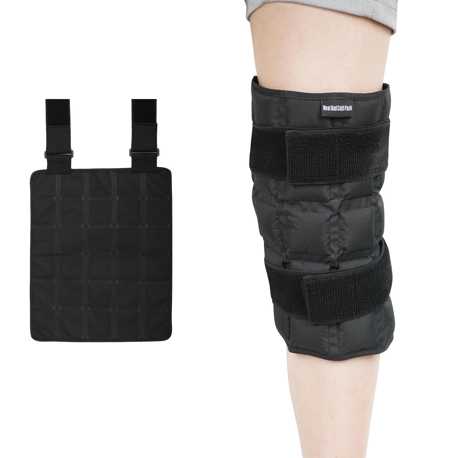 ARRISKnee Ice Pack Wrap, SAP Superabsorbent Polymer Gel Hot & Cold Therapy Pad for Knee Injuries, Joint Pain, Bursitis Pain Relief, Meniscus Tear, Sprains & Swelling