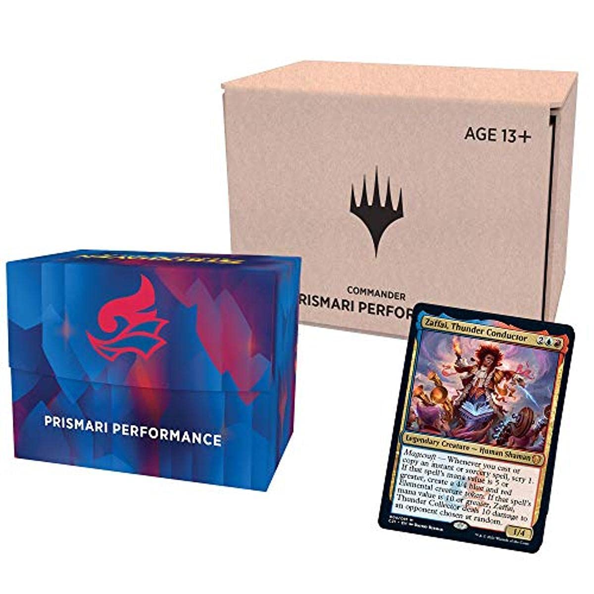 Magic The Gathering Strixhaven Commander Deck – Prismari Performance (Blue-Red)| Minimal Packaging Version