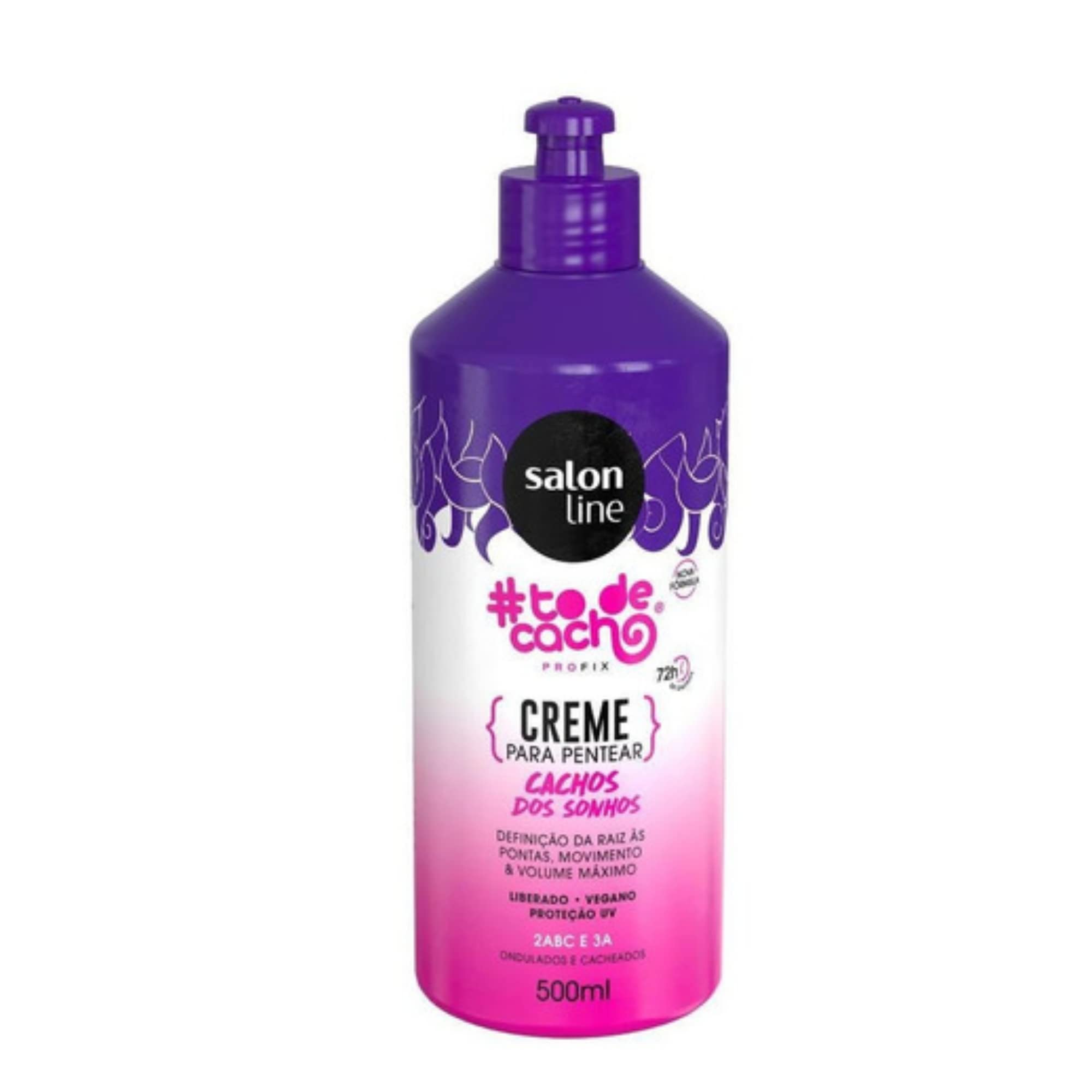 Linha Tratamento (#ToDeCacho) Salon Line - Creme De Pentear Que Tal? Cachos Dos Sonhos 500 Ml - (Salon Line Treatment (#Curls) Collection - How About That? Dream Curls Combing Cream 500ml)