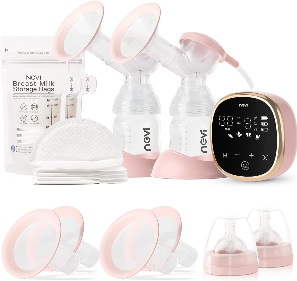 NCVI Portable Electric BPA Free Breast Pumps