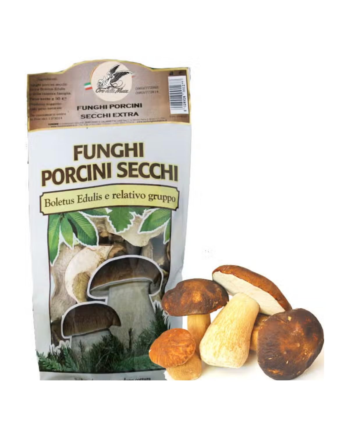 Funghi Porcini Secchi - Sun-Dried Wild Mushrooms, 100% Authentic Italian Product, Rich & Earthy Flavor, Perfect for Risotto, Sauce, Stews & Pasta - 20g