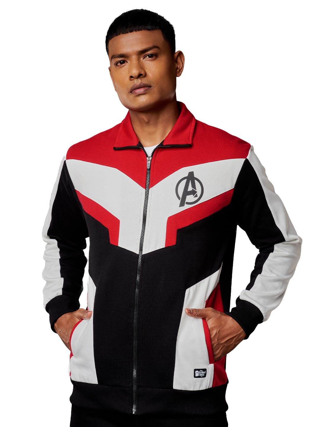 The Souled Store Avengers Endgame: Quantum Realm Mens And Womens Graphic Printed Cotton Jacket Multicolor