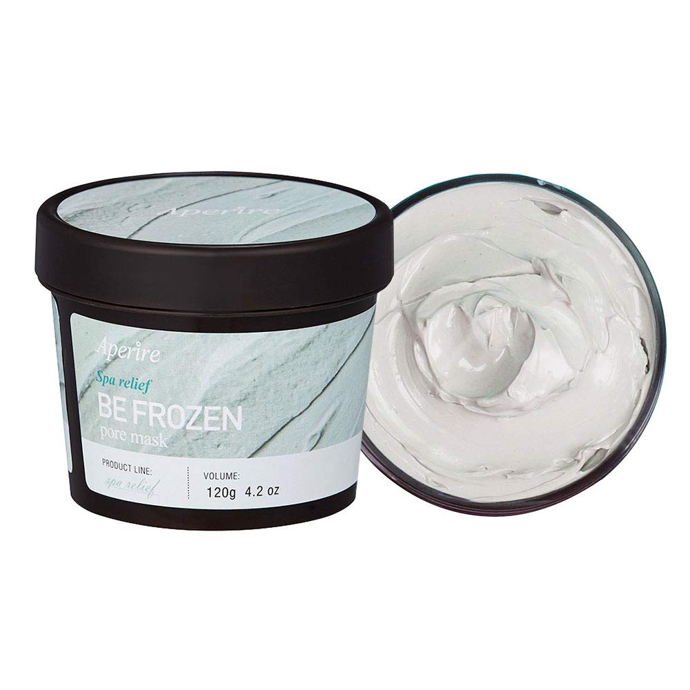 AperireClay Mask Be Frozen Pores Cooling Deep Clean, Sensitive Skin Acne Oily Blackheads 4.2 oz