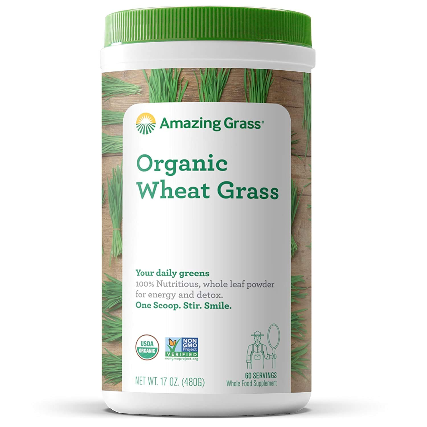 Amazing Grass Wheat Grass Powder, 480 G